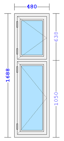 Sidehengsla 480x1688 (venstre hengsla)